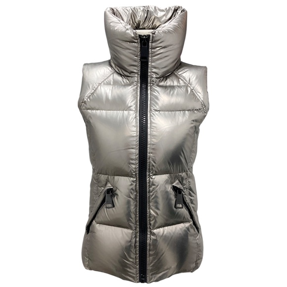 SAM. SILVER FREEDOM PUFFER VEST - Picture 1 of 7
